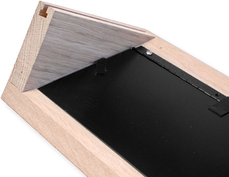 wood basevent shown with damper closed