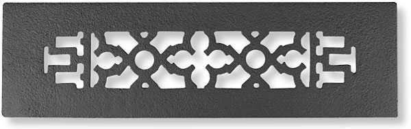 2 by 10 inch cast iron vent cover