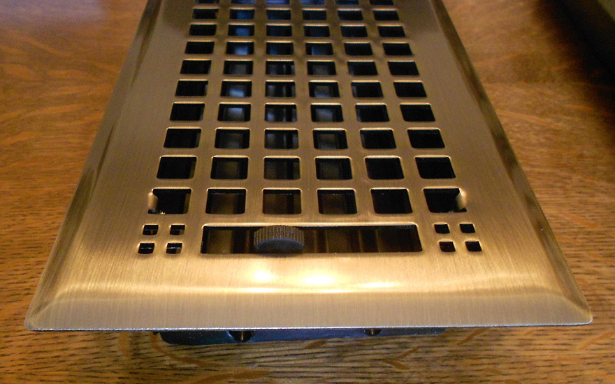 Craftsman vent cover in antique brass
