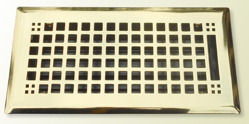 craftsman vent cover in polished brass
