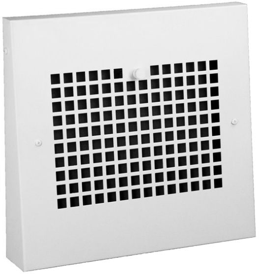 classic grid baseboard vent cover in white
