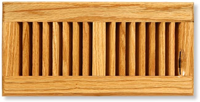 slotted style quick ship wood vent cover