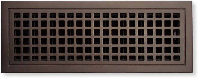 signal hill cast bronze craftsman vent cover front view