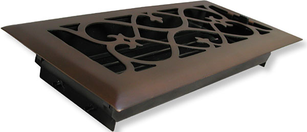 summit vent cover side view in oil rubbed bronze