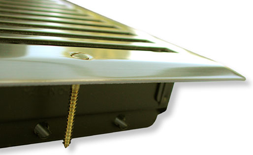 side view vent cover with screw